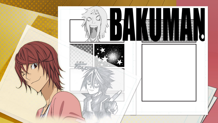 Moritaka Mashiro and Akito Takagi from Bakuman