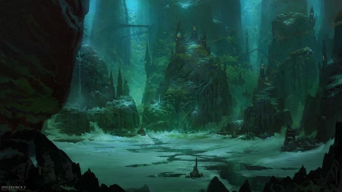SpellForce 3 digital fantasy art by Raphael Lübke