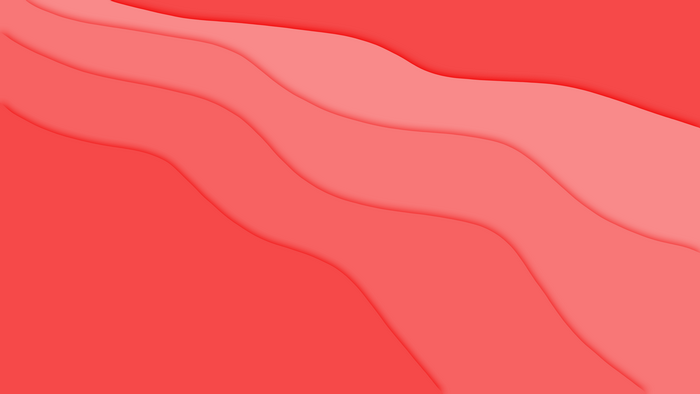 Red abstract wavy lines 4K
