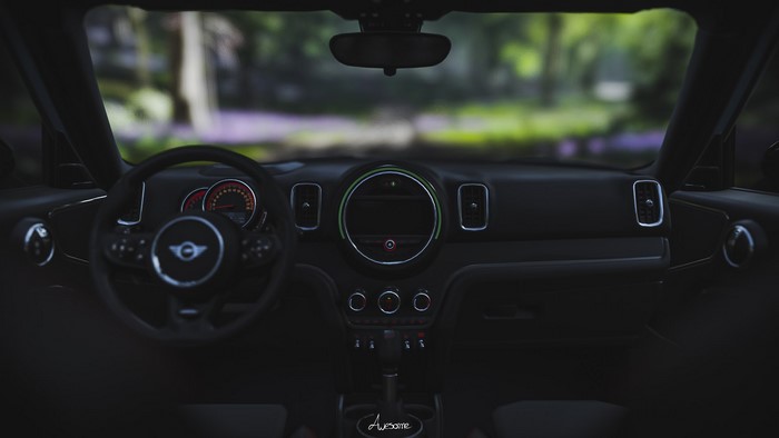 Mini Countryman interior in Forza Horizon 4