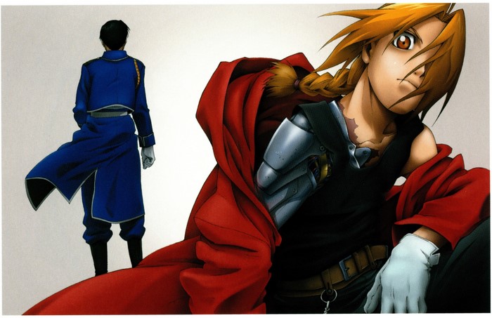 Edward Elric and Roy Mustang from Full Metal Alchemist