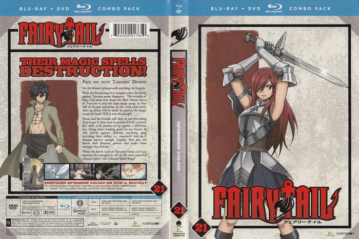 Fairy Tail: Tartaros Arc, Part 3 Blu-ray + DVD Combo Pack