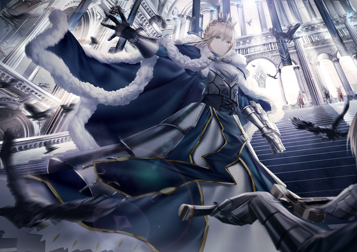 Saber Artoria Pendragon from Fate Series in Armor