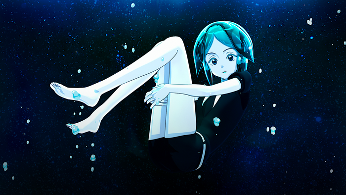 Phos from Houseki no Kuni underwater