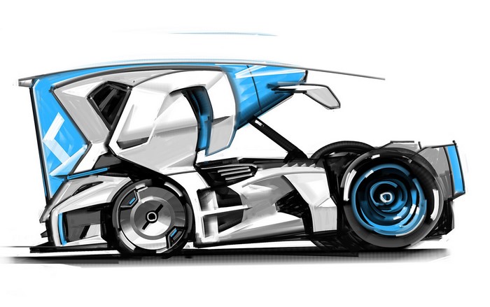 Concept truck design by Aleksandr Sidelnikov
