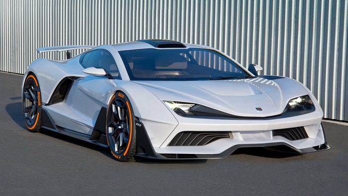 White Aria FXE 2019 sports car