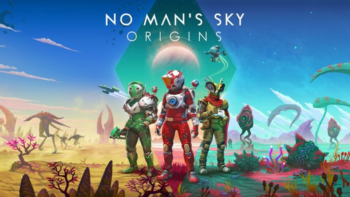 No Man's Sky Origins - Three Explorers on Alien Planet
