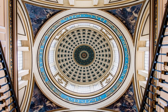 Liverpool Town Hall Dome Interior Worms Eye View