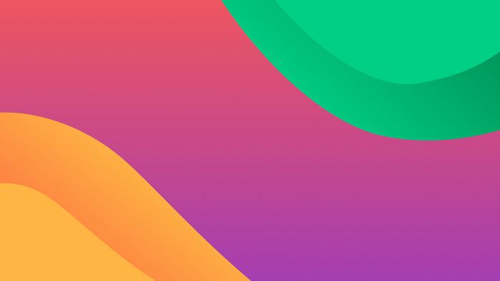Colorful abstract gradient waves