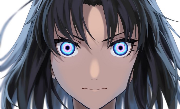 Ryougi Shiki from Kara no Kyoukai with Mystic Eyes