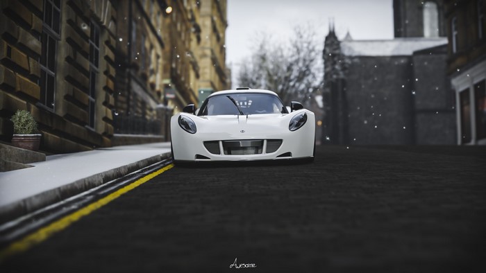 White Hennessey Venom GT in Forza Horizon 4