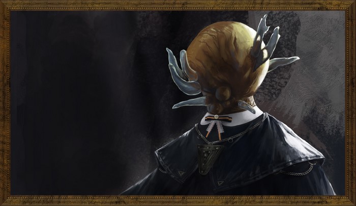 Portrait of Guillaume Hochart from Bloodborne