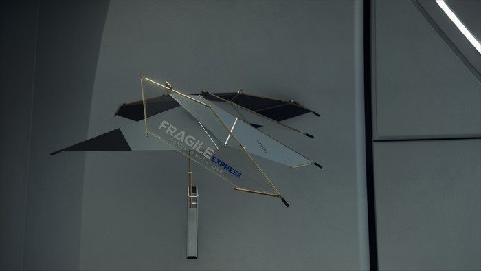 Fragile Express umbrella from Death Stranding