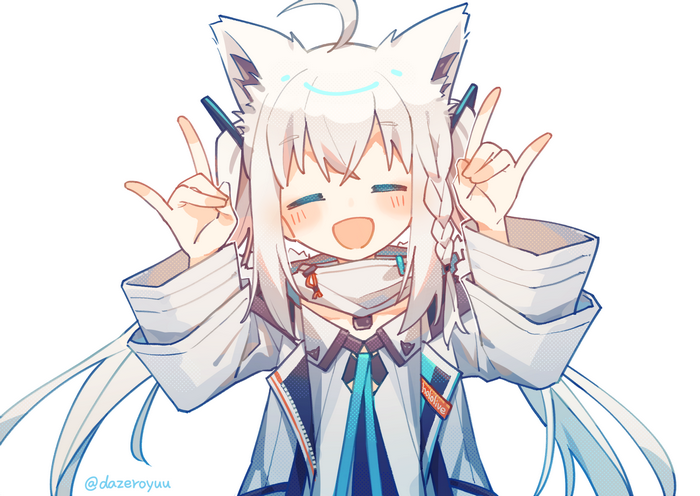 Shirakami Fubuki Anime Artwork