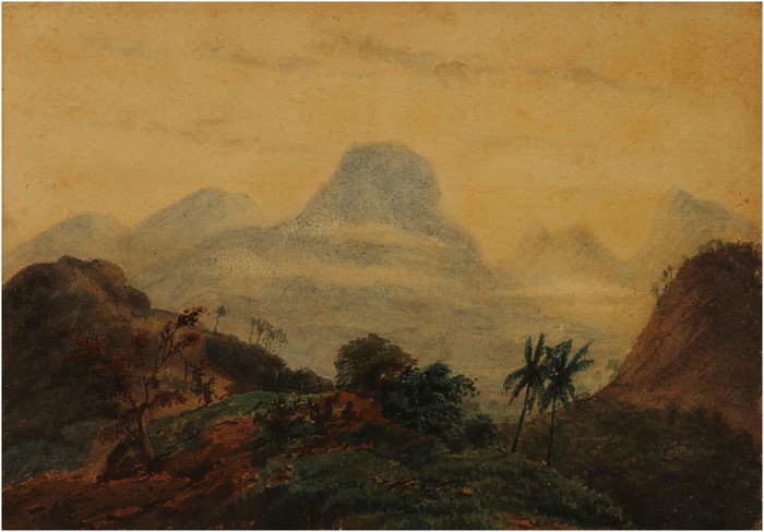 Landscape painting by Prilidiano Pueyrredón