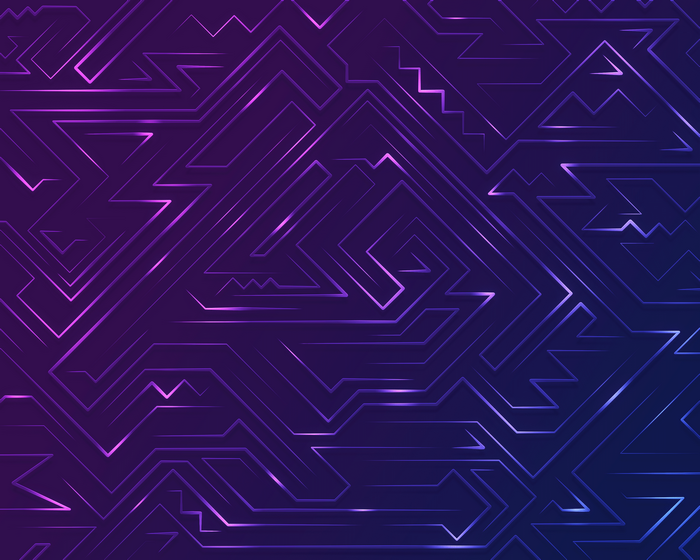Abstract geometric pattern with purple and blue gradient