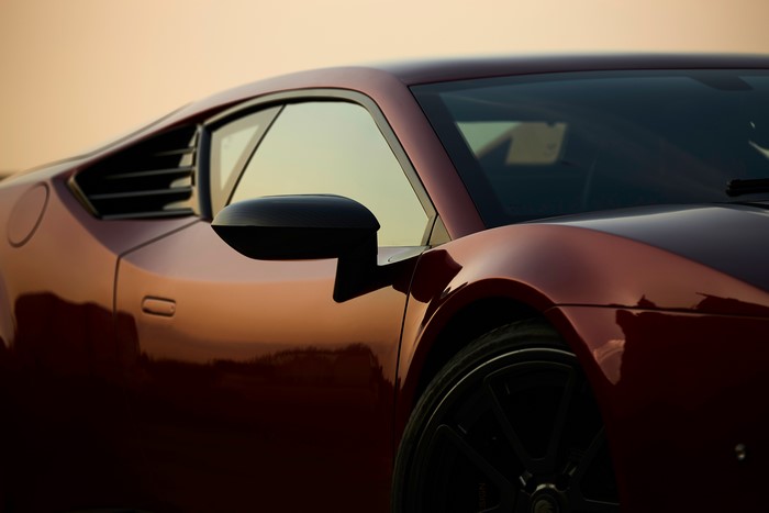 Red sports car