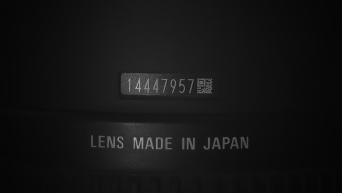 Canon Lens Made in Japan Serial Number