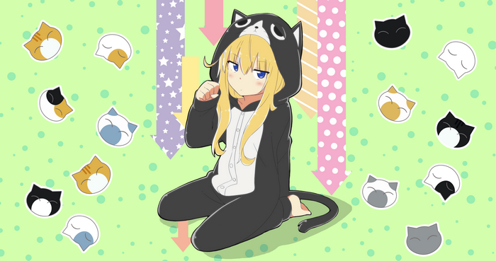 Gabriel Dropout Gabriel White Tenma Cat Pajamas