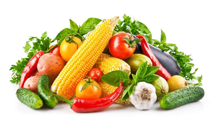 A colorful assortment of fresh vegetables