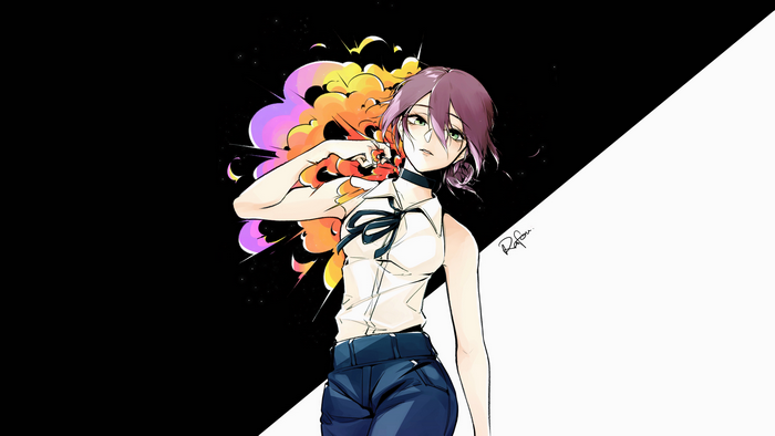Reze from Chainsaw Man anime artwork