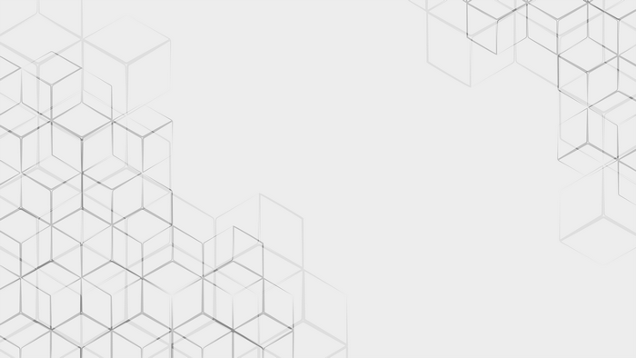 Monochrome 3D abstract cube pattern