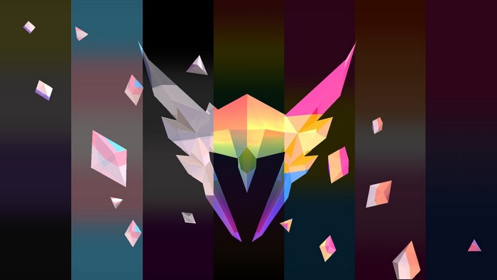 Overwatch League abstract logo with crystals