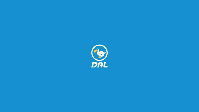 DAL logo with dodo bird