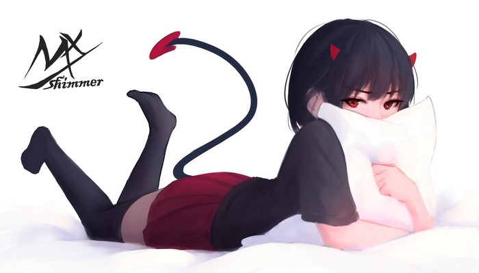 MX Shimmer Anime Demon Girl with Tail
