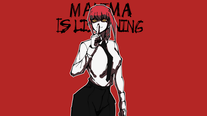 Makima from Chainsaw Man artwork