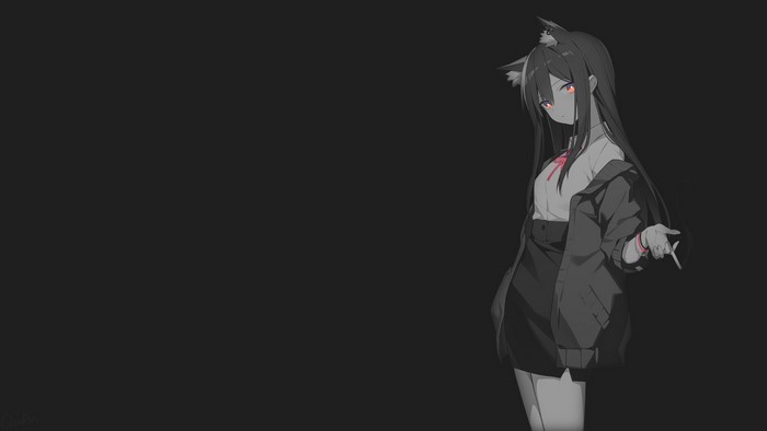 Texas from Arknights smoking