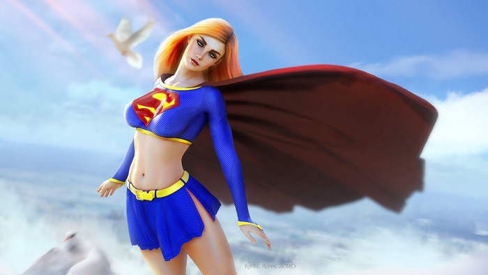 Supergirl from DC Comics artwork