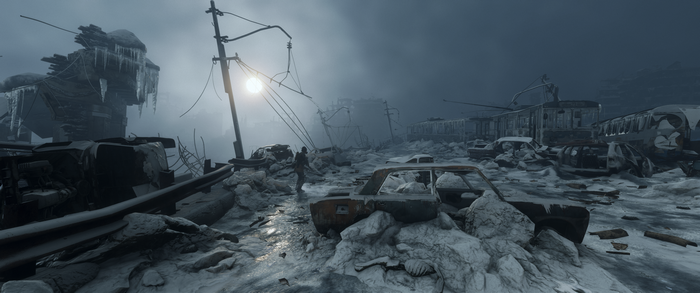 Metro Exodus apocalyptic video game scene