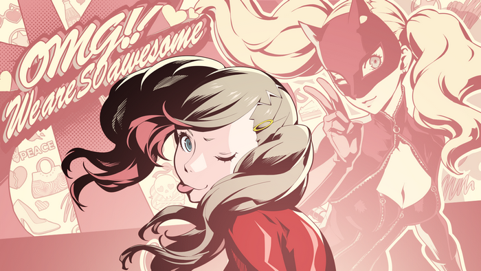 Ann Takamaki and Panther from Persona 5 Royal