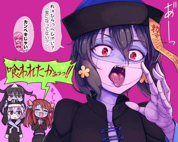 Zombieland Saga Anime Girls in Colorful Scene