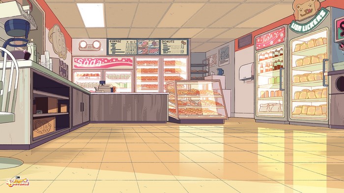 Donut Shop Interior from Steven Universe