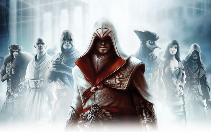 Ezio Auditore da Firenze and allies from Assassin's Creed