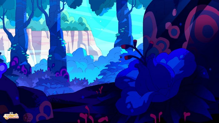 Steven Universe forest landscape
