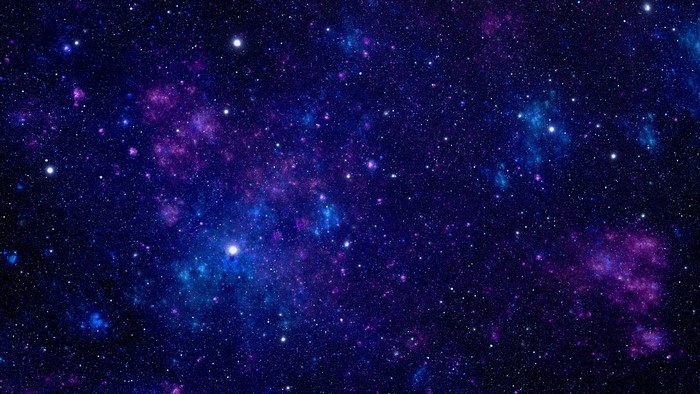 Deep space nebula with stars and galaxies