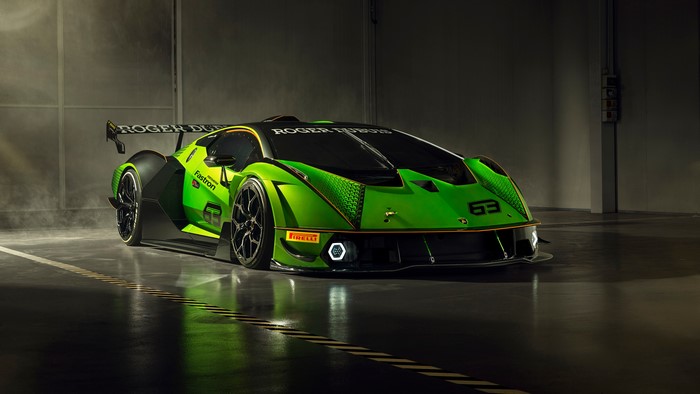 Lamborghini Essenza Green 4K Supercar