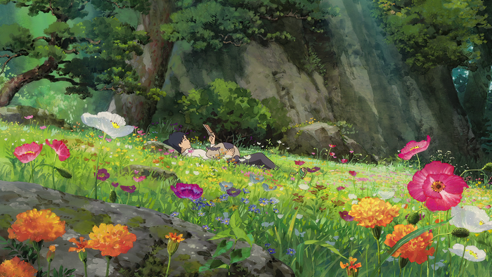 Kari-gurashi no Arietti Peaceful Field Scene