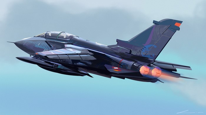 Panavia Tornado GR4 jet fighter in flight
