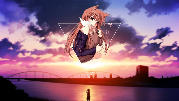 Holo from Spice and Wolf anime