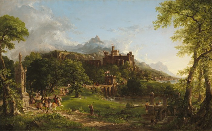 The Departure (1838) by Thomas Cole