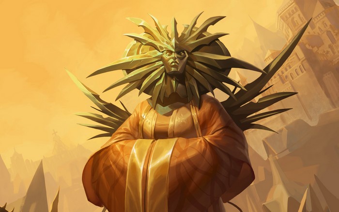 Lady of Pain from Planescape concept art