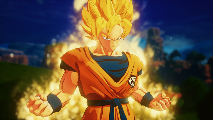 Son Goku from DRAGON BALL Z: KAKAROT in Super Saiyan form