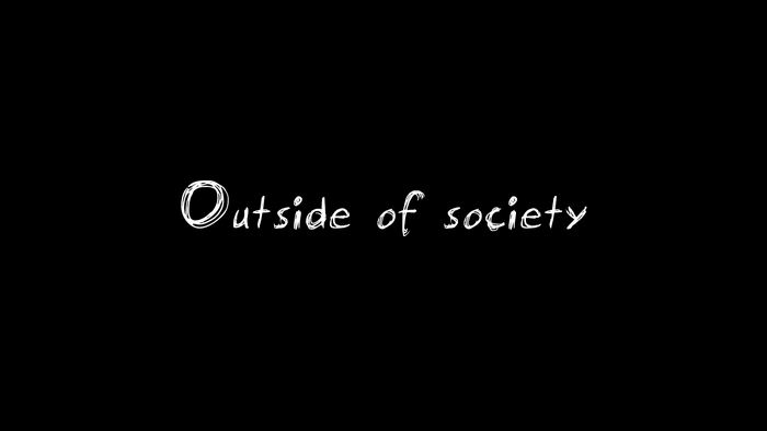 Outside of society text