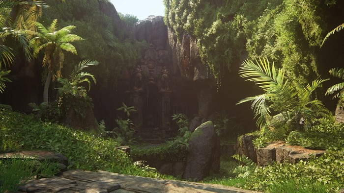 Uncharted 4 jungle ruins