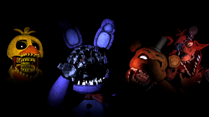 Five Nights at Freddy's Glowing Animatronics