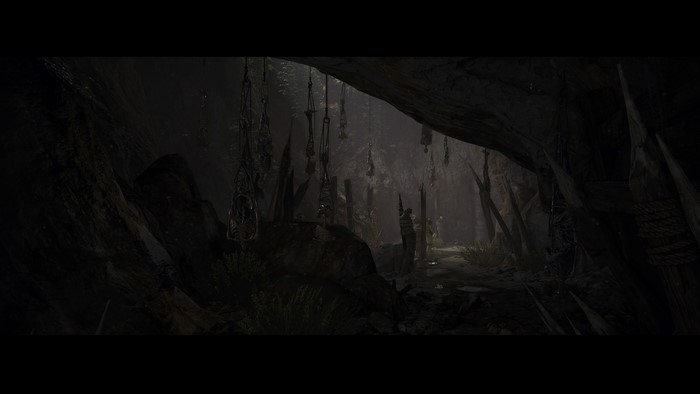 Uncharted 4: A Thief's End - Cave with hanging bodies